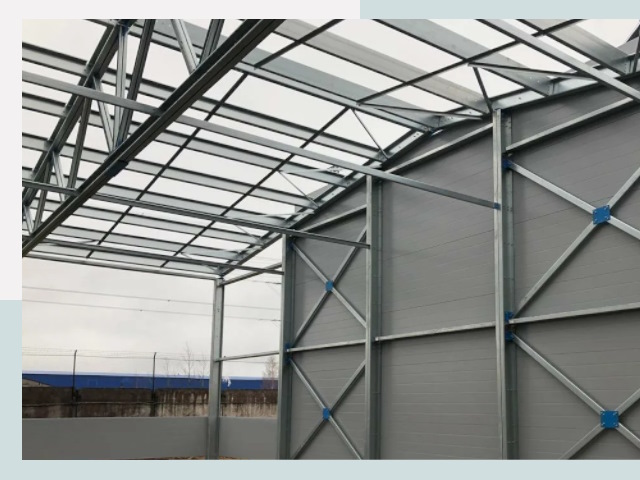 Каркасные ангары от СтальСтрой-Мрв по цене от 642 руб.