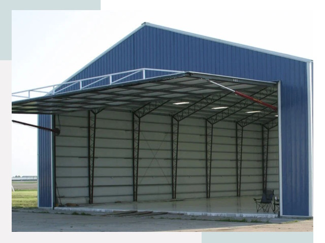 Прямо стенные ангары в Муравленко