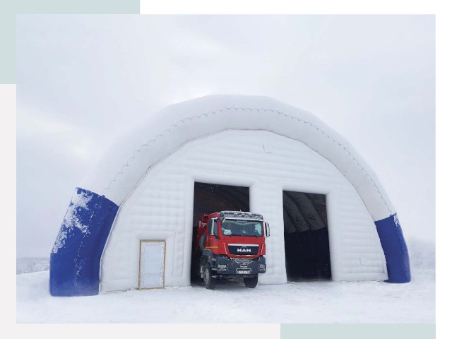 Мобильные ангары в Муравленко