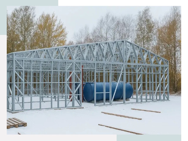 Металлические ангары в Муравленко