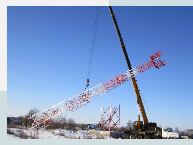 Строительство башен связи в Муравленко от 642 руб.