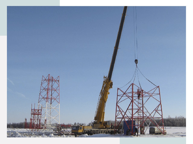 Монтаж вышек связи в Муравленко