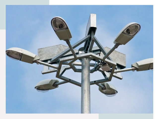 Монтаж осветительных мачт в Муравленко