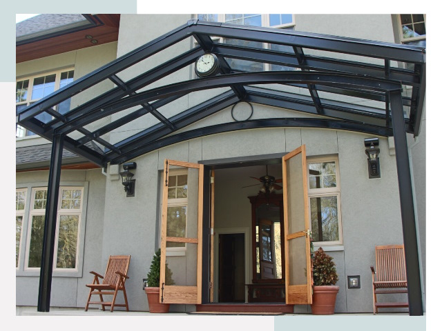 Козырьки металлические в Муравленко