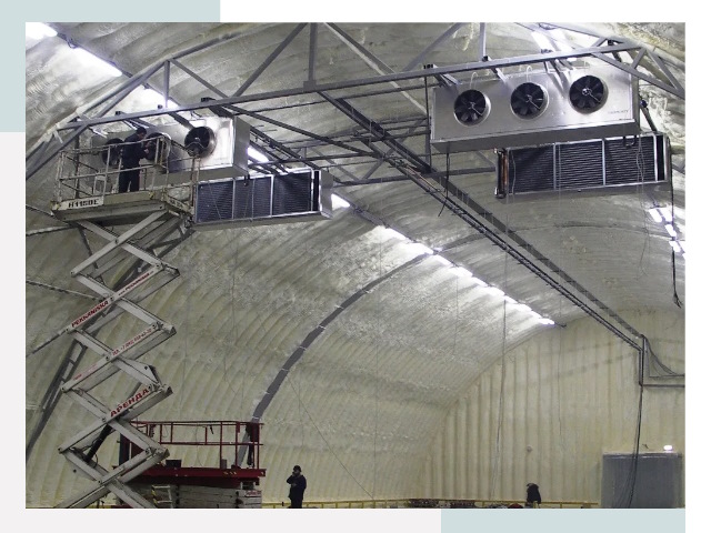 Оснащение ангаров в Муравленко