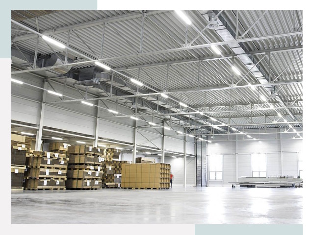 Освещение ангаров в Муравленко