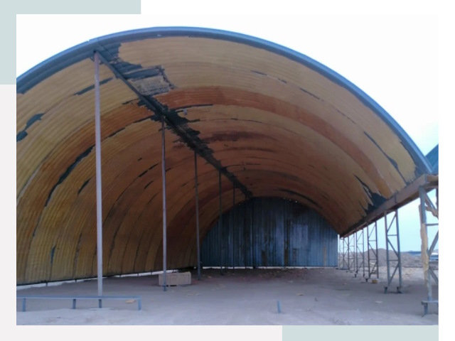 Реконструкция ангаров в Муравленко