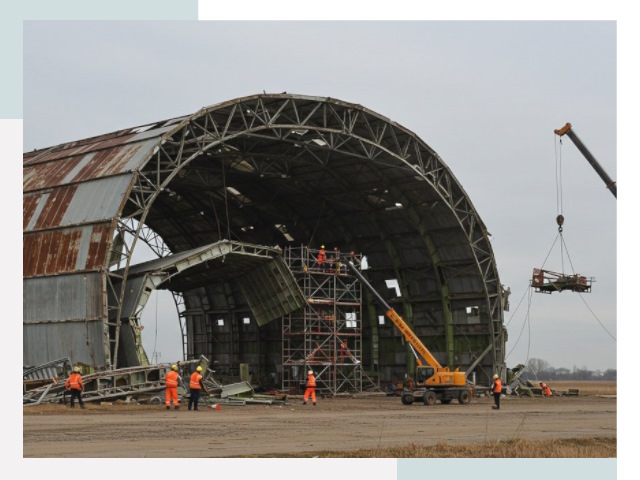 Демонтаж ангаров в Муравленко