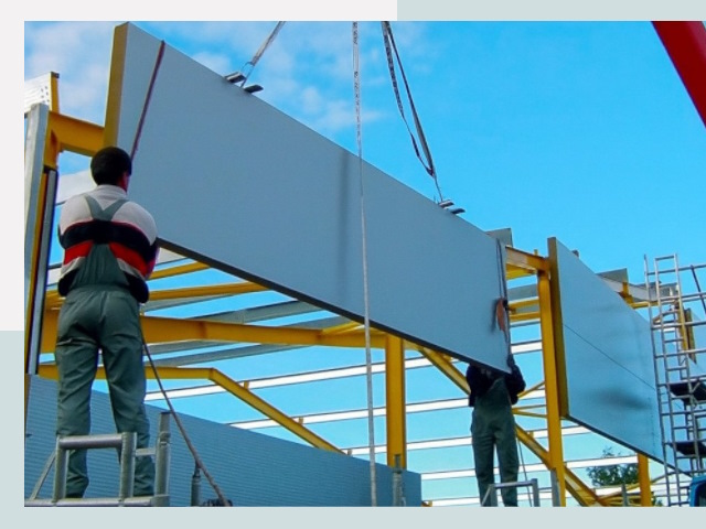 Монтаж сэндвич-панелей в Муравленко от 642 руб.