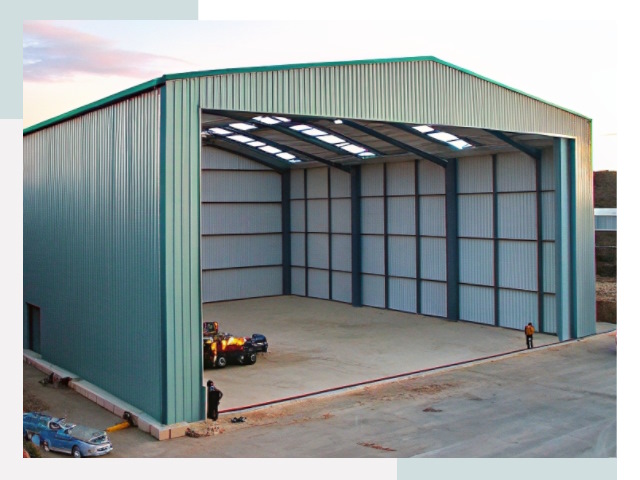 Строительство ангаров в Муравленко